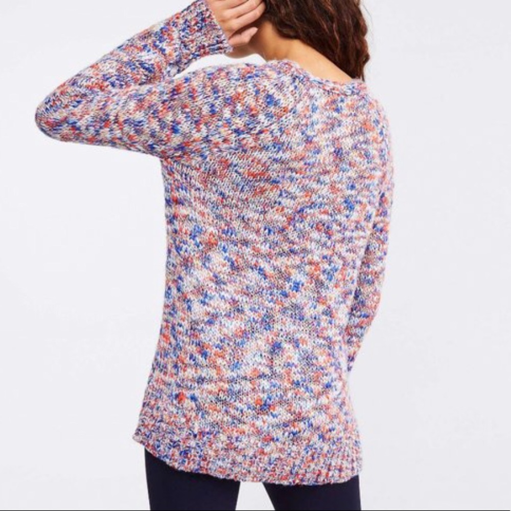 Lou & Grey for LOFT NWT Multicolor Chunky Knit Sweater 😍 - Picture 2 of 8